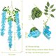 thumbnail image 2 of Xiao Hua Juego de 12 Piezas, Corona Colgante de Flores de Enredadera de Glicinia artificial de 3.6 Pies, Cuerda de Flores de Seda, Decoración para Fiesta Familiar y Boda, Azul, 2 of 4