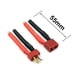 thumbnail image 2 of Conector en T Deans hembra y macho con cable de silicona de 12 AWG, 2 of 4