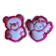 thumbnail image 1 of Cortadores y sellos de galletas Oso y cupido (pack 2 un), 1 of 3