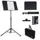 thumbnail image 1 of Soporte para partituras AODSK AS-M55 plegable de doble uso negro, 1 of 6