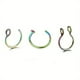 thumbnail image 1 of 3/5pcs Stainless Steel Septal Ring Clip for Unisex - Non-Piercing Body Jewelry for a Natural Look, 1 of 5