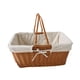 thumbnail image 1 of Cesta De Picnic De Ratán Sintético, Cesta De Frutas Tejida Para Bocadillos, Sándwiches, Estilo Parque E, 1 of 5