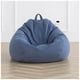 thumbnail image 2 of Puff Pera Simil Lino 90X110 Cm Denim, 2 of 5