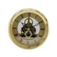 thumbnail image 3 of Inserto De Reloj De Cuarzo Con Números Romanos Y Esfera De 103 Mm/4,06 Pulgadas Con Borde Dorado, 3 of 3