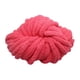 thumbnail image 2 of Hilo Grueso De Chenilla Lavable Súper Voluminoso Para Tejer A Ganchillo Tejido Rojo, 2 of 5