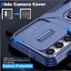 thumbnail image 5 of Funda Armada para Samsung Galaxy S23 con Tapa Deslizante y Soporte Magnético Giratorio Azul, 5 of 5