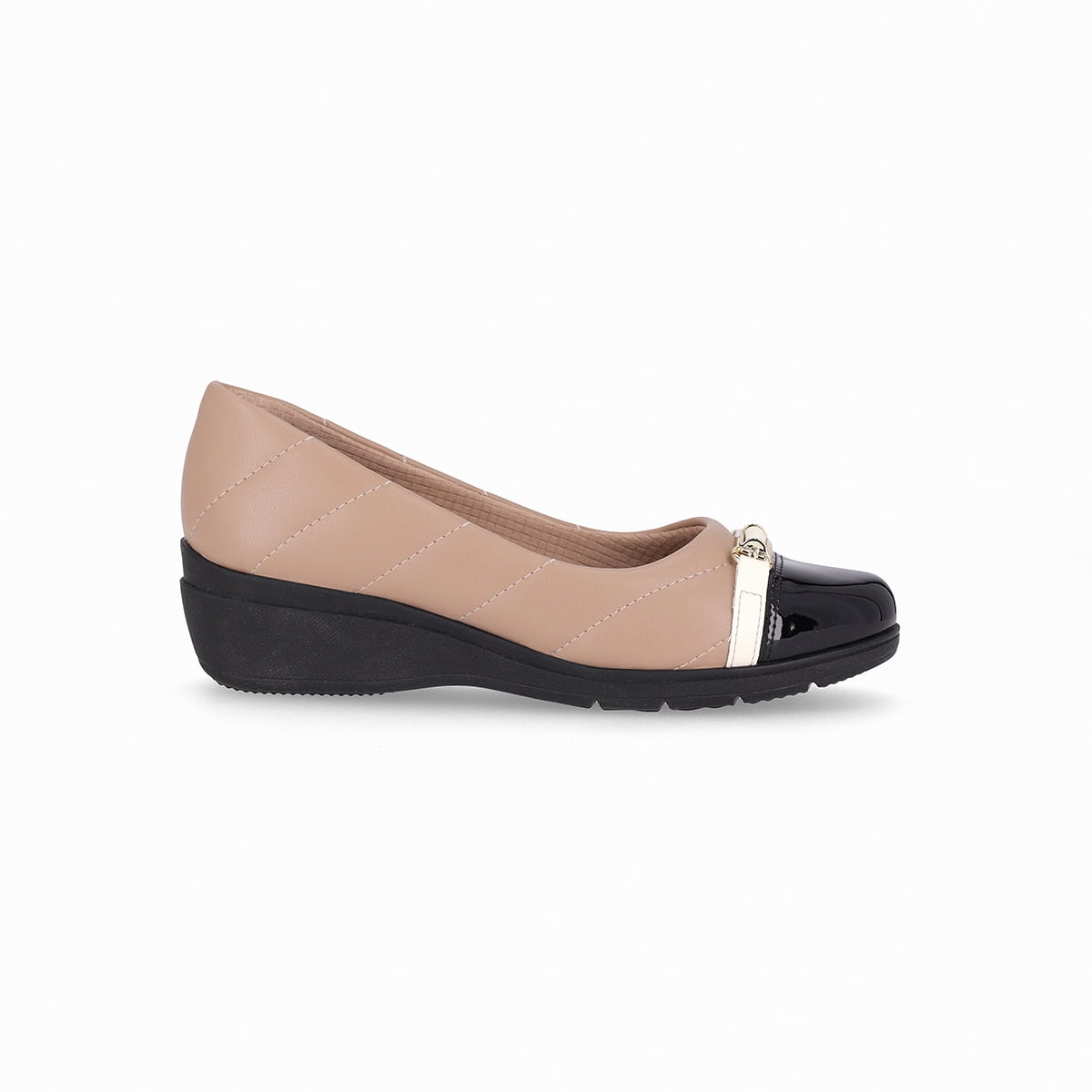 Zapato Mujer Negro/nude Beth 931 Piccadilly