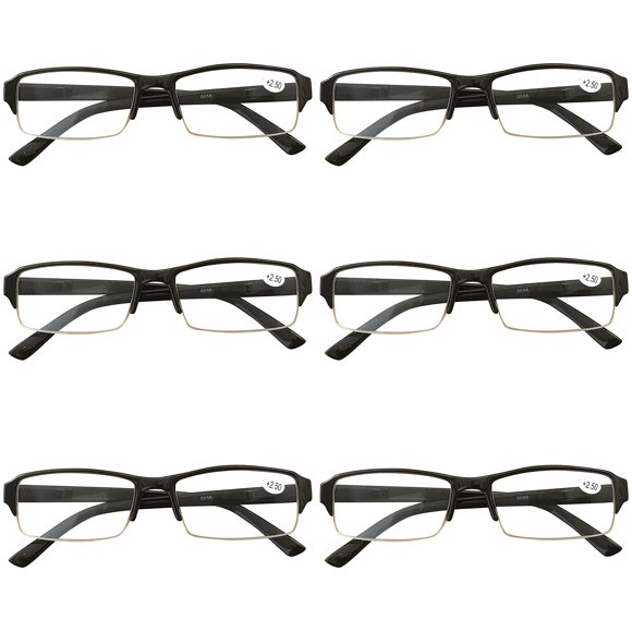 Gafas de Lectura B and Q Pack de 6 con Bloqueo de Luz Azul y Protección UV400