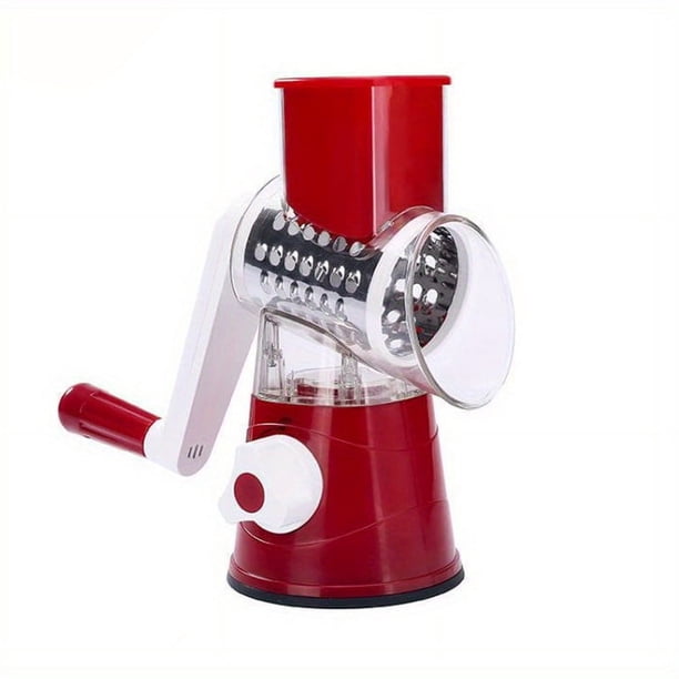 1 Set, 4in1, Vegetable Slicer, Multifunctional Fruit Slicer, Manual Food Grater, Vegetable Grater, Rotary Cutter, Potato Grater, Household Potato Chopper, Vegetable Grinders, Kitchen Stuff, Kitchen Ga