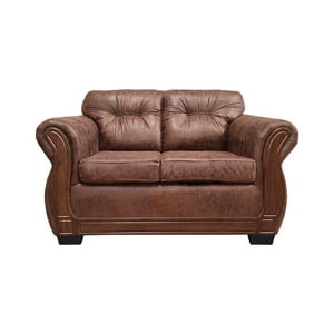 América Decora - Sofá Con Resorte Estructural 2 Personas Taurus Envejecido Terracota X