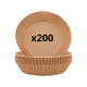 thumbnail image 1 of Pack 200 Papeles Circular Freidora Air Fryer Forro Antihaderente, 1 of 3