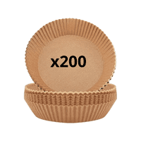 Importclick - Pack 200 Papeles Circular Freidora Air Fryer Forro Antihaderente