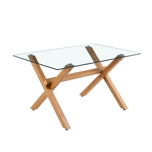 Klik Muebles - Mesa De Comedor Vidrio Cross 140X90Cm