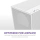 thumbnail image 5 of Funda para videojuegos para PC NZXT H5 Flow 2024 ATX Mid-Tower blanca, 5 of 9