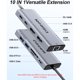thumbnail image 2 of Docking USB-C QGeeM KCH101 10 en 1 Dual 4K 60 Hz 100 W PD, 2 of 3
