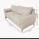 thumbnail image 3 of Sofa Indu 2 Cuerpos Chenille Beige, 3 of 3