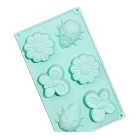 Genérico - Molde De Silicona Moldes Silicona Mariposa Flor Mariquita