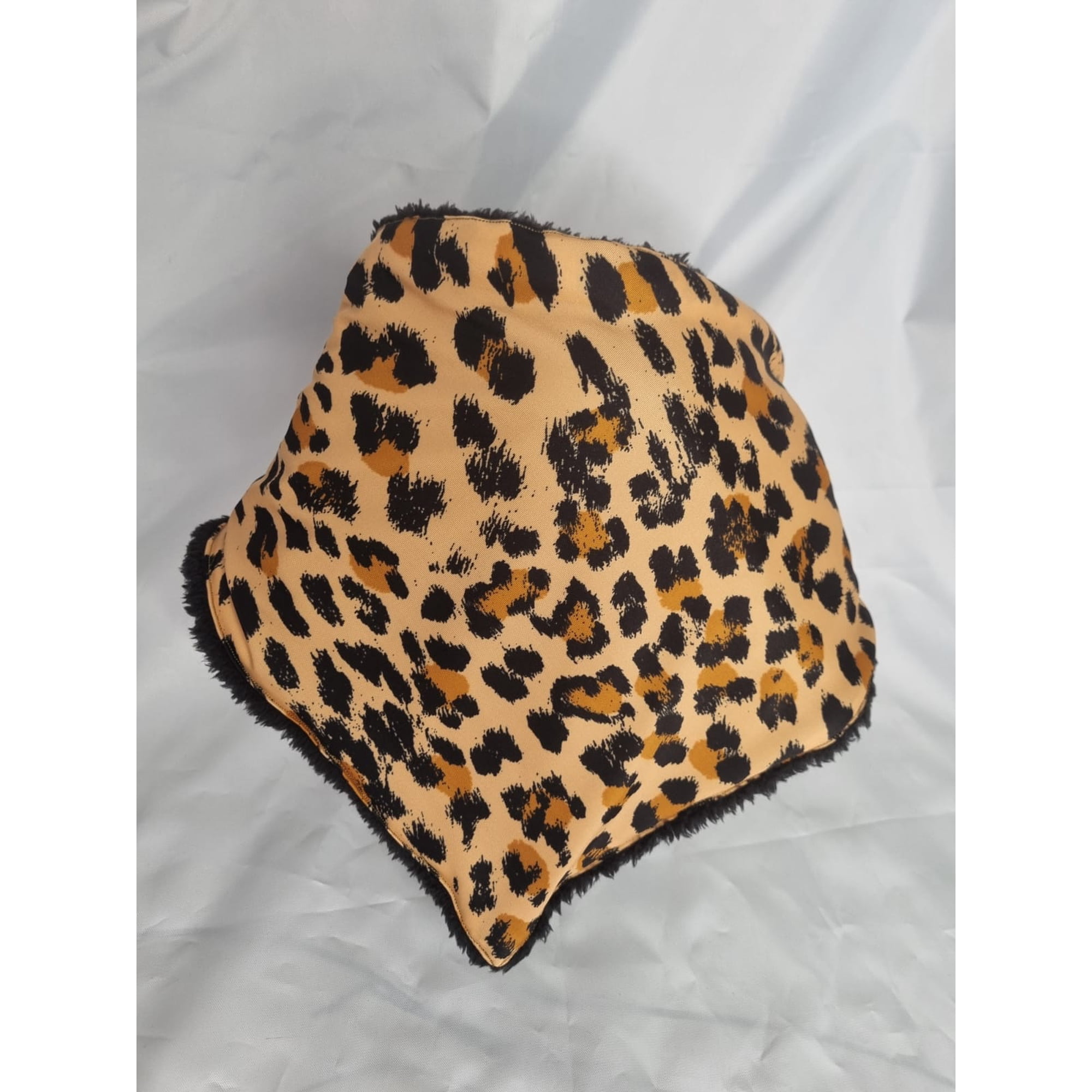 Bandana mascota invierno animal print talla XL