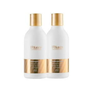 D'Bianco Professional - Set Shampoo + Acondicionador Baño De Oro 300 Ml