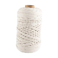 Bothyi - Cuerda De Algodón Multiusos Para Colgar En La Pared, Macramé, Tejido, Uso En Interiores Y Exteriores, Diámetro De 4 Mm