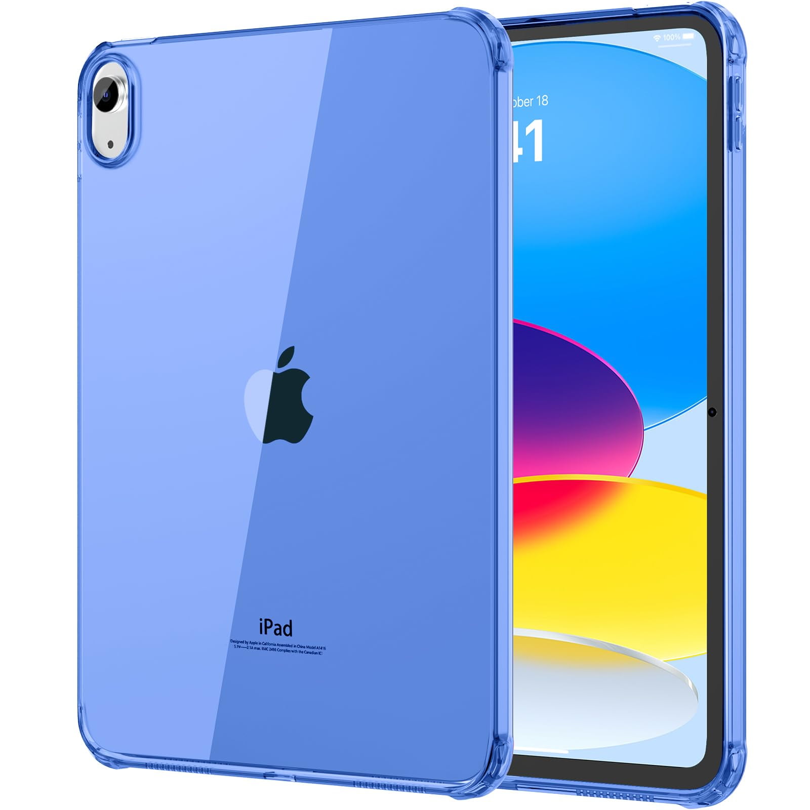 Funda Para Tableta Moko, Tpu Transparente, Ipad 11.ª Generación, 11 Pulgadas/10.ª Generación, 10.9 P