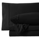 thumbnail image 5 of Sábanas de franela Sweet Home Collection Warm Twin Black, paquete de 8, 5 of 5