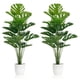 thumbnail image 1 of Plantas artificiales Monstera Deliciosa SAJANDAS con macetas (juego de 2), 1 of 7