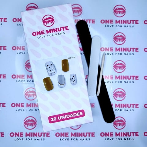 One Minute - Uñas Gel Semicuradas Diseño 194