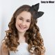 thumbnail image 5 of Unique Bargains Diadema con Lazo Moda Linda Diadema de Poliéster para Adolescentes 5.9x4.4 Pulgadas Negro, 5 of 7