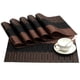 thumbnail image 1 of Mantel individual SHACOS Ombre Coffee Black, paquete de 6 unidades, PVC, 30 x 44 cm, 1 of 7