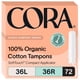 thumbnail image 1 of Aplicador Orgánico Tampon 36 Ligeros Y 36 Regulares 72 En Total, 1 of 9