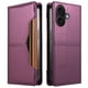 thumbnail image 1 of Funda Billetera para [iphone 16] Tarjetero Magnético Soporte Morado, 1 of 6