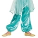 thumbnail image 4 of Disfraz clásico de princesa Jasmine de Disney, tamaño pequeño, color verde azulado, 4 of 5