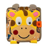 Bothyi - Libro De Tela Para Niños, Libro Suave Para Bebés Con Animales Para Comunicación, Reconocimiento Sensorial