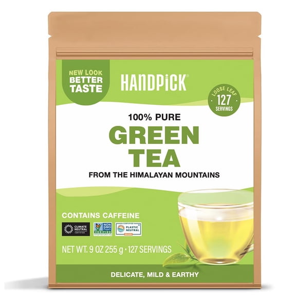 Té verde suelto HANDPICK 255 g sin OGM de los Himalayas