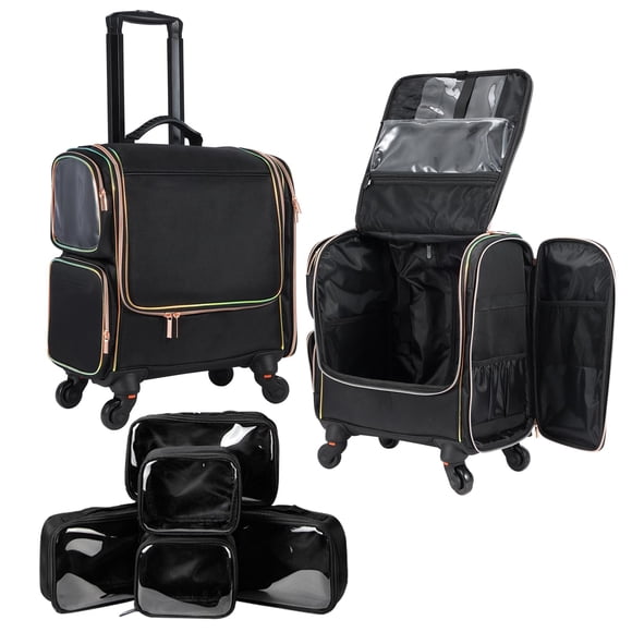 Funda Rolling Makeup Train Stagiant Professional negra