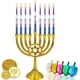 thumbnail image 3 of Velas The Dreidel Company 45 azul y rosa multicolor, 3 of 5