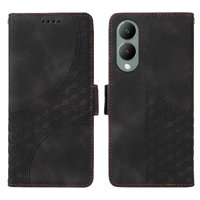 Carcasa Foxdock Vivo Y28 5G De Cuero Pu, Diseño Acolchado Clásico, Protección Contra Caídas Y Rayones