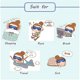 thumbnail image 3 of Antifaz para dormir HXINFU 3D Husky Dog opaco 20x11 cm, 3 of 4