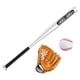 thumbnail image 4 of Juego De Bate De Béisbol Con Guante De Béisbol Y Guante Izquierdo Portátil Marrón, 4 of 5