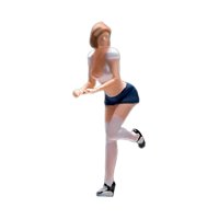 Bothyi - 1/64 Modelo Pintado Modelo De Resina Muñeca Para Escena En Miniatura Casa De Muñecas Blanca