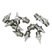 Magideal - 12 Tacos De Salida Para Pista, Tacos Para Pedales De Sprinter, Tacos Metálicos Portátiles Para Pista De Campo, Accesorios Para Entusiastas Del Running 68 Mm