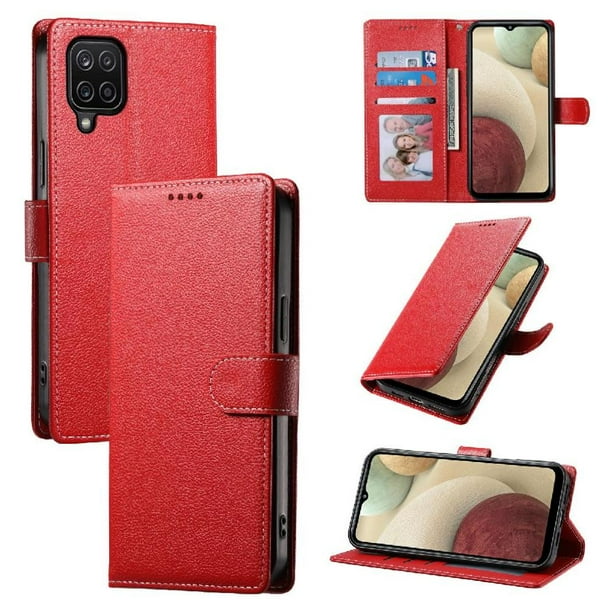 Funda para FOXDOCK Samsung Galaxy M12– Cuero Premium, 3 ranuras para tarjetas, Protección contra impactos