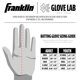 thumbnail image 5 of Guantes de bateo Franklin Sports CFX Pro morados para adultos pequeños, 5 of 7