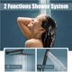 thumbnail image 2 of Juego de grifos de ducha Aolemi Rain Shower System, color negro mate, 2 of 9