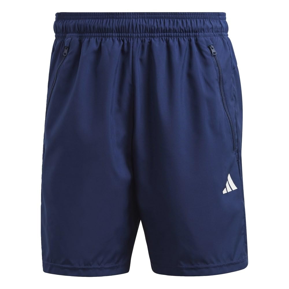 Pantalones Cortos Adidas Train Essentials Woven Para Hombre Azul Oscuro/blanco