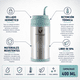 thumbnail image 2 of TERMO MATERO AQUA CON BOMBILLA 400ML, 2 of 5