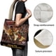 thumbnail image 3 of Jurassic World Chaos Theory Bolso de tela con estampado de lienzo para mujer, bolsa de compras reutilizable y estética, con cremallera interior, regalo para mujer,40*45cm., 3 of 6
