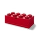thumbnail image 1 of Cajonera de escritorio Copenhagen LEGO, apilable con 8 pomos, color rojo, 1 of 1