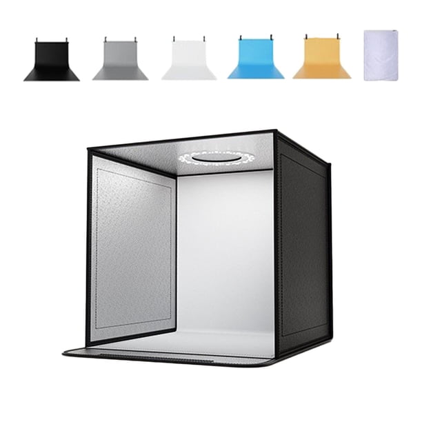 Caja De Luz Para Fotografía Caja De Luz Profesional Para Fotografías Para Artículos Pequeños Joyas Profesionales Anillo De Luz De 60 Cm Y 3 Colores